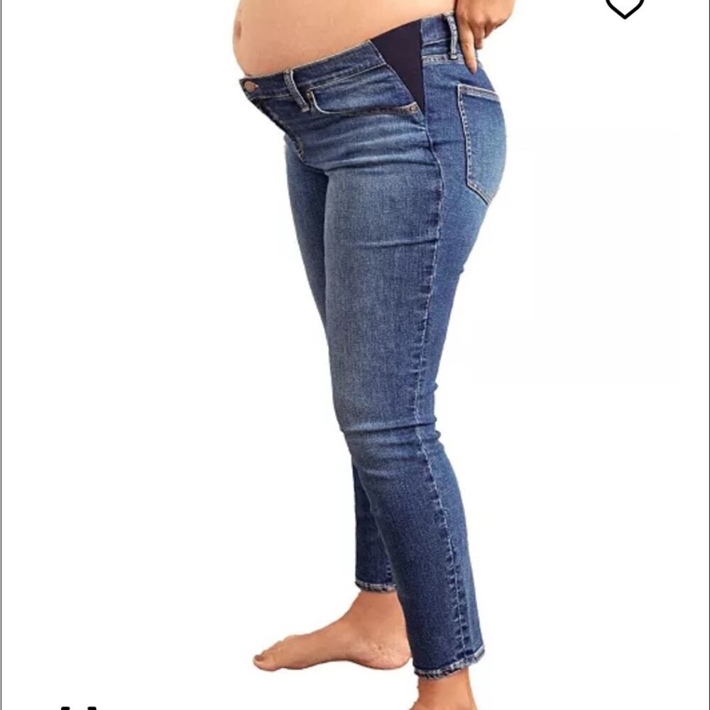Hatch Maternity Under the Bump Slim  Skinny Jeans Size 26 MSRP $198 - Picture 3 of 10